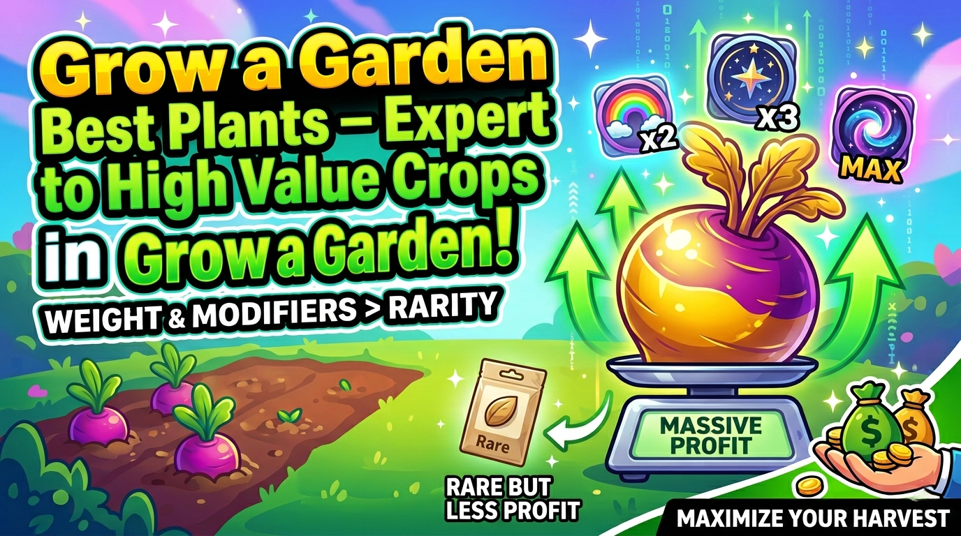 Grow a Garden Best Plants – Expert Guide to High Value Crops